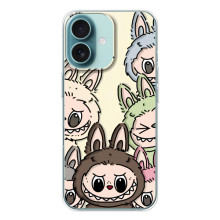 Чохол з Лабубу на iPhone 16 (Колаж Лабубу)