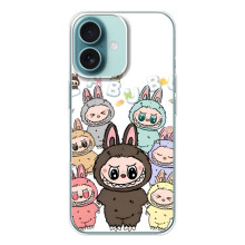 Чехол с принтом Лабубу для iPhone 16