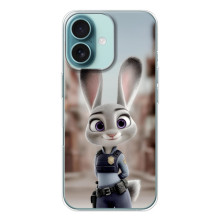 Чохол Зоотрополіс на iPhone 16 – Зайка Джуді