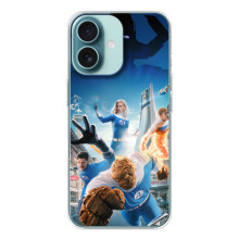 Чехол с принтом Фантастическая четверка для iPhone 16 – Герои Фантастической четверки