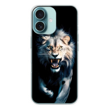 Чехол с картинкой «Хищники» для iPhone 16 – Лев