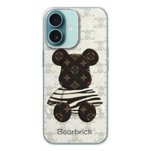 Крутые Чехлы Луи Виттон для iPhone 16 (AlphaPrint) (Медведь LV)