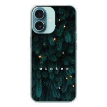 Новогодние, Праздничные Чехлы для iPhone 16 - 2024 год (Winter)