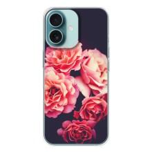 Чехлы с тематикой "ЦВЕТЫ" на iPhone 16 (Бутоны)