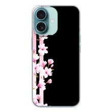 Чехлы с тематикой "ЦВЕТЫ" на iPhone 16 (Цветочки)