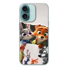 Силиконовый чехол с принтом Зоотрополіс для iPhone 16