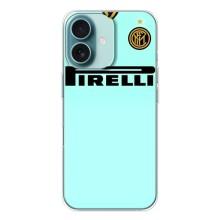 Силиконовые Чехлы принт Футбол на iPhone 16 – Inter