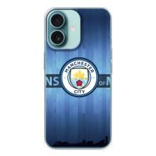 Силиконовые Чехлы принт Футбол на iPhone 16 – ManCity
