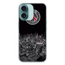 Силиконовые Чехлы принт Футбол на iPhone 16 – PSG