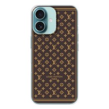 Силиконовый чехол для iPhone 16 (ФОН Louis Vuitton Paris)