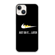 Силиконовый Чехол на iPhone 16 с картинкой Nike (Later)