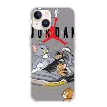 Силиконовый Чехол Nike Air Jordan на Айфон 16 (Air Jordan)