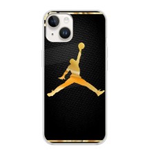 Силиконовый Чехол Nike Air Jordan на Айфон 16 (Джордан 23)