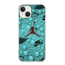 Силиконовый Чехол Nike Air Jordan на Айфон 16 (Джордан Найк)