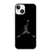 Силиконовый Чехол Nike Air Jordan на Айфон 16 – Джордан