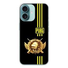 Чехол (TPU) с картинкой "Лого Пабг" на Айфон 16 – Лого PUPG