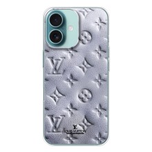 Текстурний Чохол Louis Vuitton для Айфон 16 (Білий ЛВ)