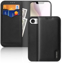 Чехол-книжка Dux Ducis Hivo для Apple iPhone 16e (6.1") – Черный