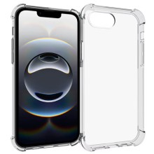 TPU чохол GETMAN Ease logo посилені кути для Apple iPhone 16e (6.1") – Прозорий
