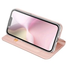 Чехол-книжка Dux Ducis с карманом для визиток для Apple iPhone 16e (6.1") – Rose Gold