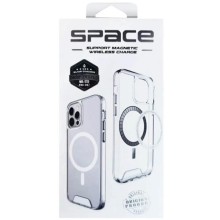 Чехол TPU Space Case with MagSafe для Apple iPhone 16e (6.1") – Прозрачный
