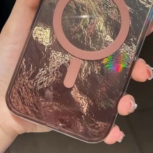 Чехол TPU Shiny Mountain (MagFit) для Apple iPhone 16e (6.1") – Коричневый