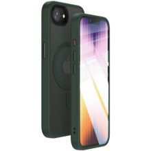 TPU+PC чехол Metal Buttons with MagSafe Colorful для Apple iPhone 16e (6.1") – Зеленый