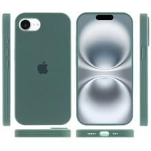 Чехол Silicone Case Full Protective (AA) для Apple iPhone 16e (6.1") – Зеленый
