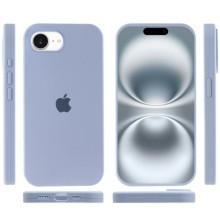 Чехол Silicone Case Full Protective (AA) для Apple iPhone 16e (6.1") – Голубой