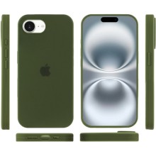 Чехол Silicone Case Full Protective (AA) для Apple iPhone 16e (6.1") – Зеленый