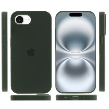 Чехол Silicone Case Full Protective (AA) для Apple iPhone 16e (6.1") – Зеленый