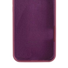 Чехол Silicone Case Full Protective (AA) для Apple iPhone 16e (6.1") – Бордовый