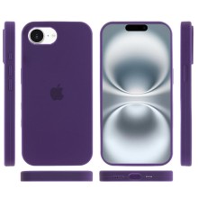 Чехол Silicone Case Full Protective (AA) для Apple iPhone 16e (6.1") – Фиолетовый