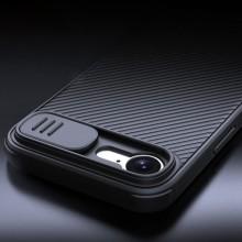 Карбонова накладка Nillkin CamShield Pro для Apple iPhone 16e (6.1") – Чорний
