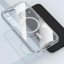 TPU чохол Nillkin Nature Pro Magnetic для Apple iPhone 16e (6.1") – Прозорий