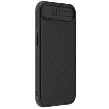 Карбоновая накладка Nillkin CamShield Pro Magnetic для Apple iPhone 16e (6.1") – Черный