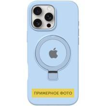 Чехол Silicone Case Full Protective with Ring для Apple iPhone 16e (6.1") – Голубой