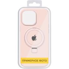 Чохол Silicone Case Full Protective with Ring для Apple iPhone 16e (6.1") – Рожевий