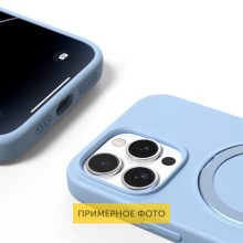 Чехол Silicone Case Full Protective NO LOGO with Ring для Apple iPhone 16e (6.1") – Голубой