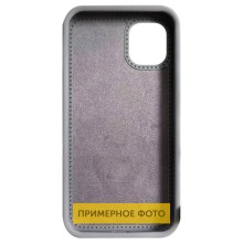 Чехол Silicone Case Full Protective NO LOGO with Ring для Apple iPhone 16e (6.1") – Серый