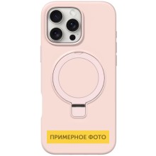 Чехол Silicone Case Full Protective NO LOGO with Ring для Apple iPhone 16e (6.1") – Розовый