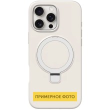 Чехол Silicone Case Full Protective NO LOGO with Ring для Apple iPhone 16e (6.1") – Белый