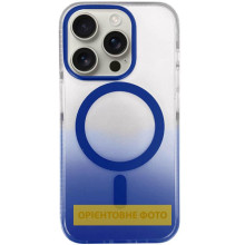 Чехол TPU+PC Phantom with MagSafe для Apple iPhone 16e (6.1") – Голубой