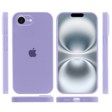 Чохол Silicone Case Full Camera Protective (AA) для Apple iPhone 16e (6.1") – Бузковий