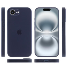 Чохол Silicone Case Full Camera Protective (AA) для Apple iPhone 16e (6.1") – Темно-синій