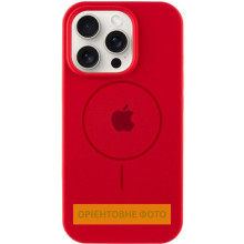 Чехол Silicone Case Full Protective (AA) V2 with MagSafe для Apple iPhone 16e (6.1") – Красный