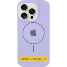 Чехол Silicone Case Full Protective (AA) V2 with MagSafe для Apple iPhone 16e (6.1") – Сиреневый