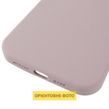 Чехол Silicone Case (AA) Logo with MagSafe для Apple iPhone 16e (6.1") – Серый