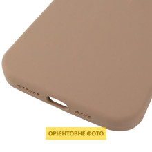 Чехол Silicone Case (AA) Logo with MagSafe для Apple iPhone 16e (6.1") – Бежевый