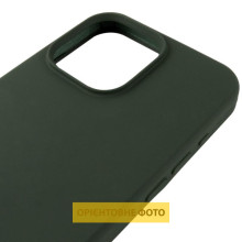 Чехол Silicone Case (AA) Logo with MagSafe для Apple iPhone 16e (6.1") – Зеленый